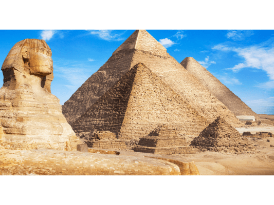 Jour 1 :  journée complète de visite des pyramides, du sphinx et le musée égyptien