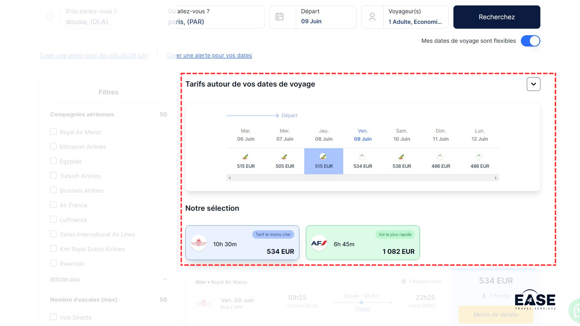 Ease Flight : la plateforme de comparateur de billets d’avion qui simplifie vos voyages